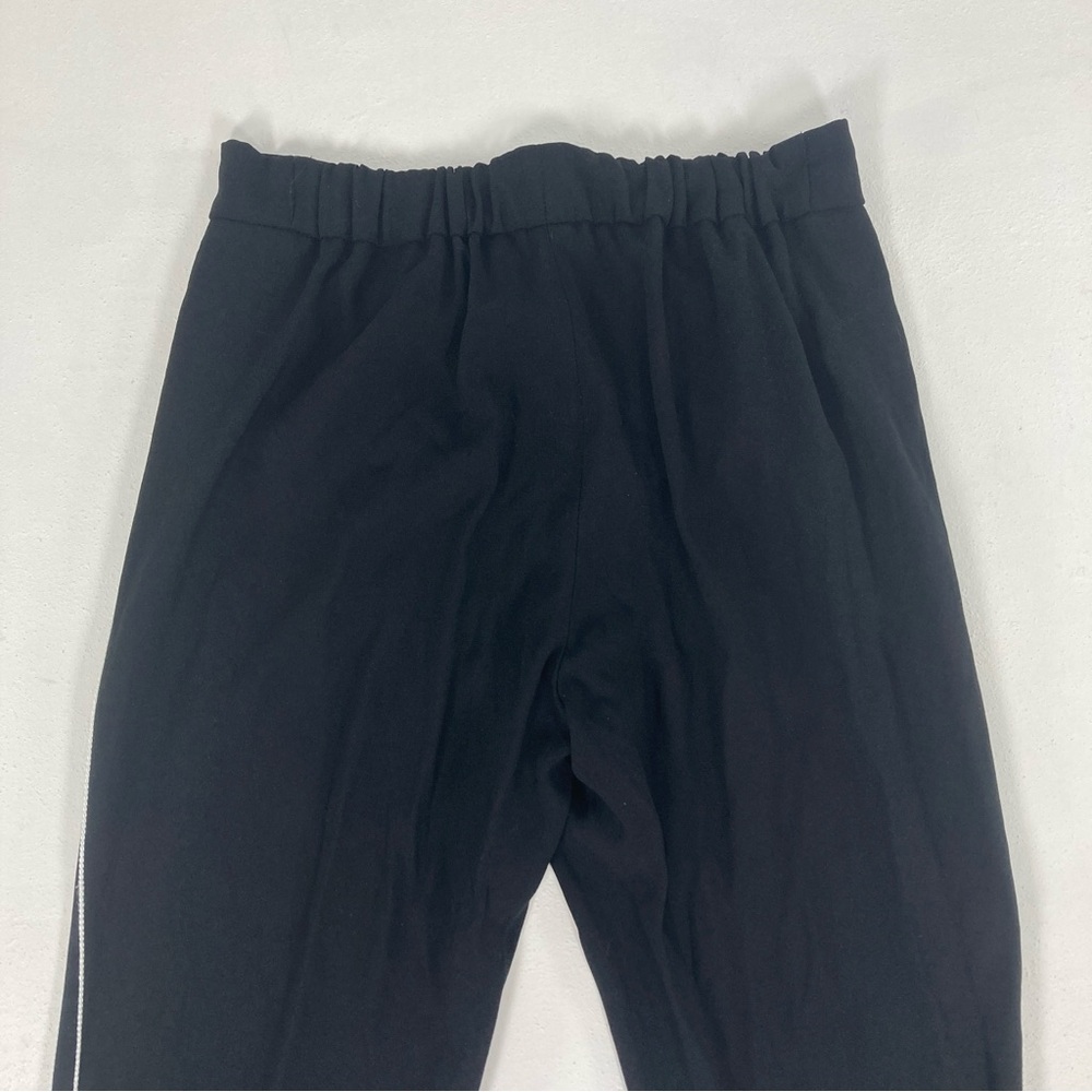 Aritzia Babaton Conan Black Side Stripe High Rise Cropped Pants Size 2 Pull On - Picture 14 of 16